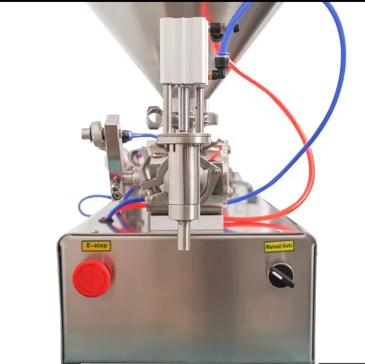 Pneumatic Single head liquid shampoo paste filling honey for bottle filling machine