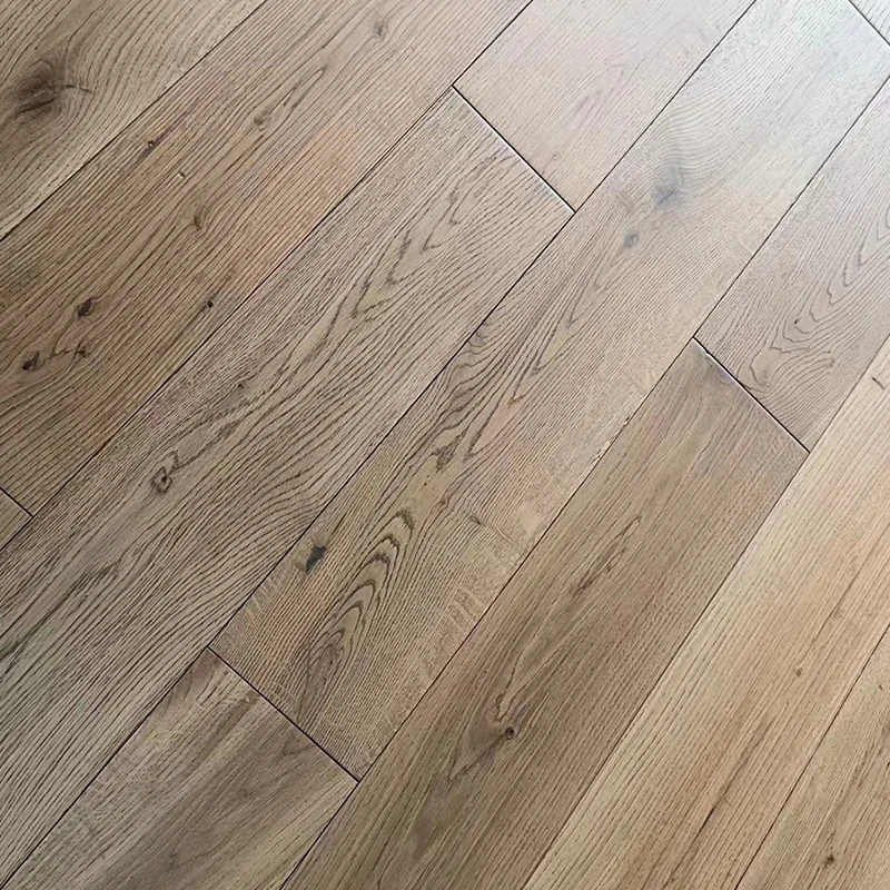 190mm wide plank engineered wood flooring hardwood oak natural veneer interior bedroom living room flooring
