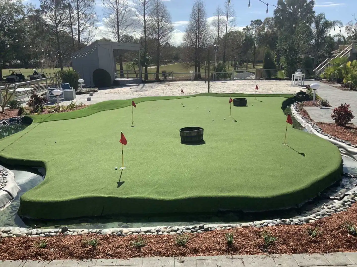 AAG 12mm artificial grass golf mini putting green outdoor driving mat synthetic grass used  roll