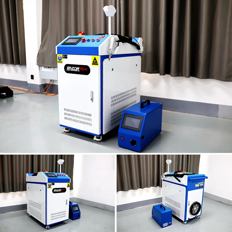 1.5kw 2kw 3000w 4in 1 fiber laser welding machine cleaner for different thickness sheet metal copper alloy