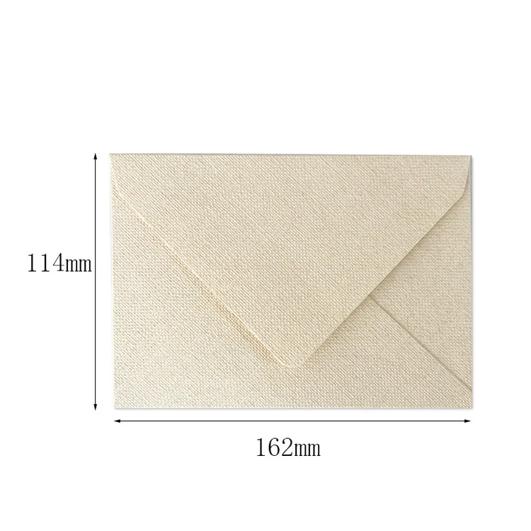 Vintage Chinese Style Linen Pattern Envelope Stationery Set Kraft Special Paper Invitation Postcard Fire Lacquer Paper Boxes