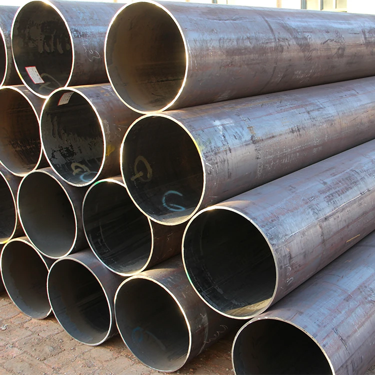 4.5Inch 3m Big Diameter Q235B Long Straight Welded Seam Steel Pipeline LSAW Carbon Steel Pipe For Water