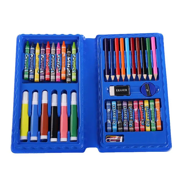 150 Piece Children's Permanent Brush Watercolor Pen Set Color Crayon Art Graffiti Diy Painting Tool Washable Marker for Kids