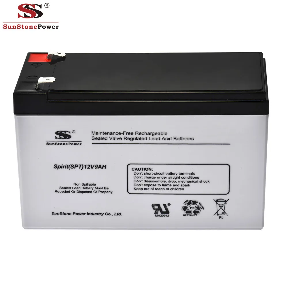 12V 9AH Little Capacity Dry Solar Cell Battery Deep Cycle Rechargeable UPS Battery VRLA Lead Acid AGM Battery