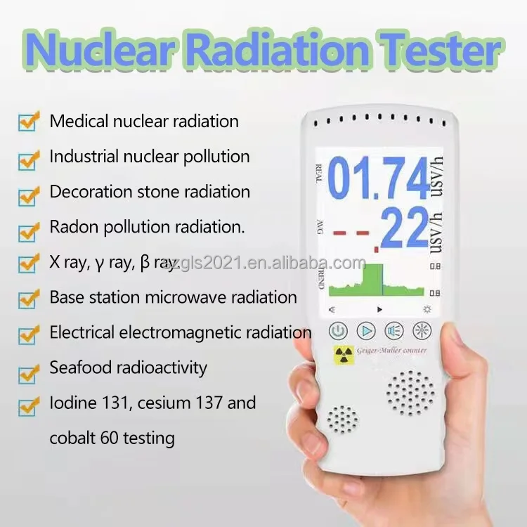 2022 Hot Sell Portable X Ray Gama Radiation Dosimeter Radiator