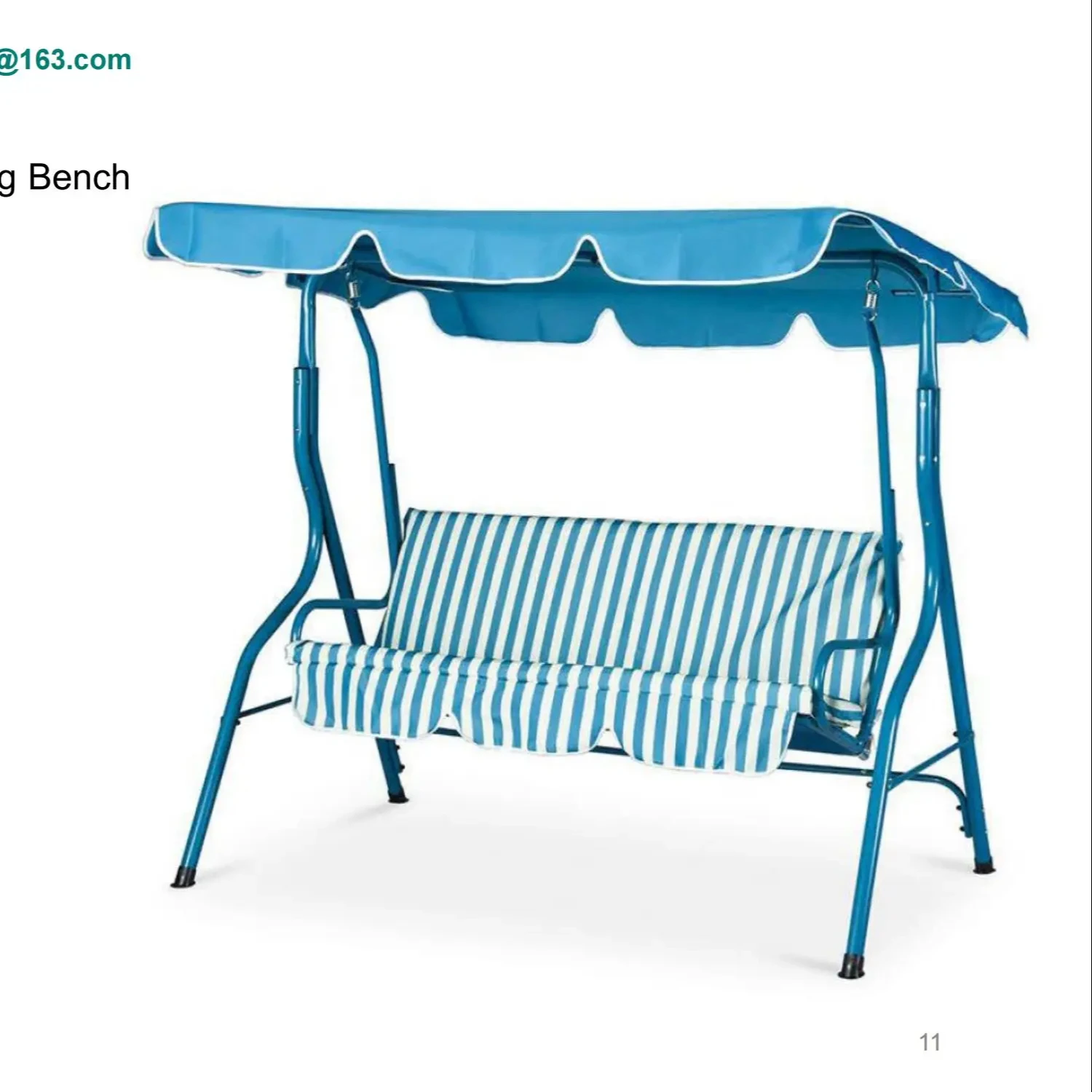 OUSEN YINGJI Swing Bench Seat Outdoor Free Standing Covered Swing Bench