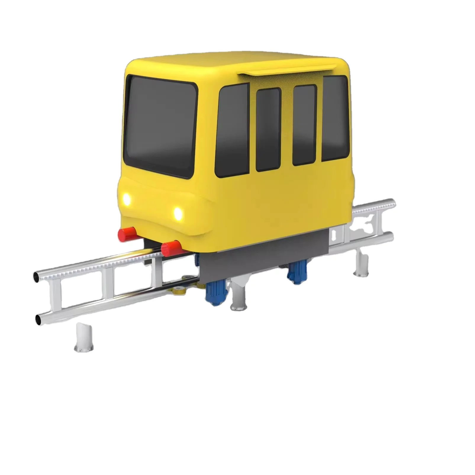 Huhu ride Electric train tourist amusement park monorail train sightseeing train with monotrack