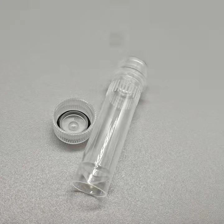 Laboratory Use High Quality Plastic Clear  Internal Thread 2ml Cryovial Tube