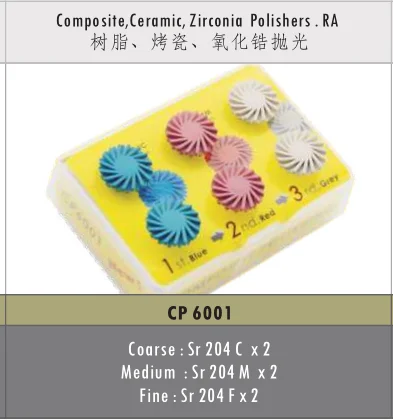 
Composite polisher wheel kit dental bur for resin polishing 