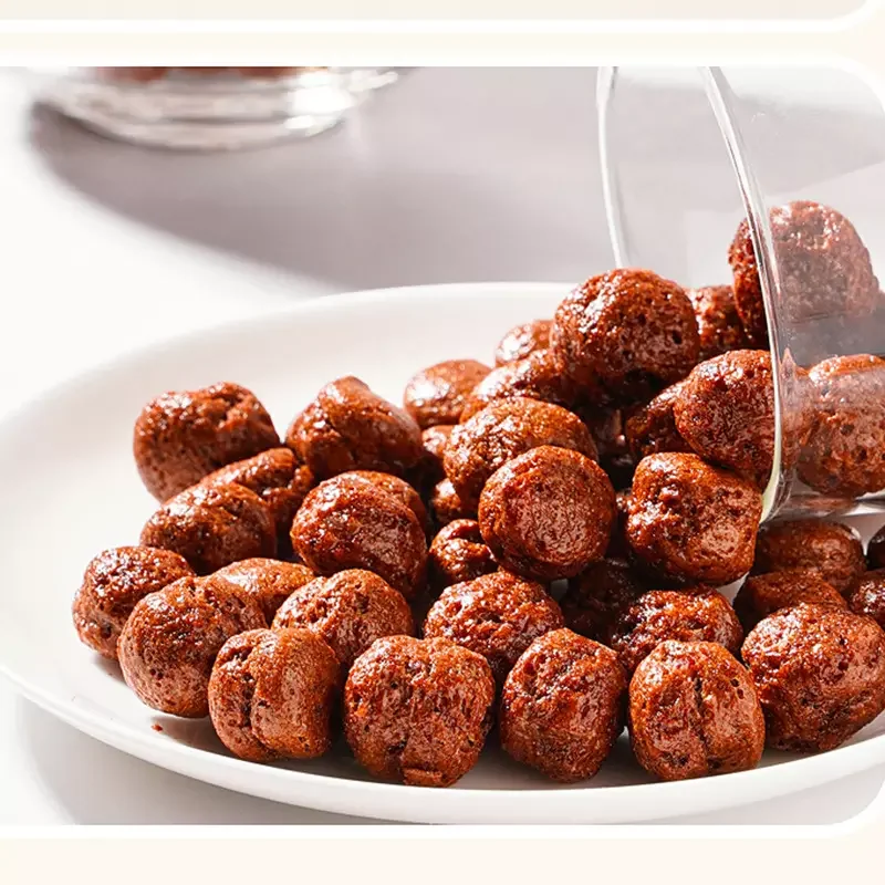 Low-fat cocoa honey balls 180g 0-fat cereal crispy dense circle snacks light calorie chocolate balls ready-to-eat breakfast