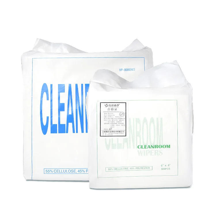 Hot selling Clean Room Wiper Factory Supply 100% Polyester Cloth Lint Fee Cleanroom Wipers