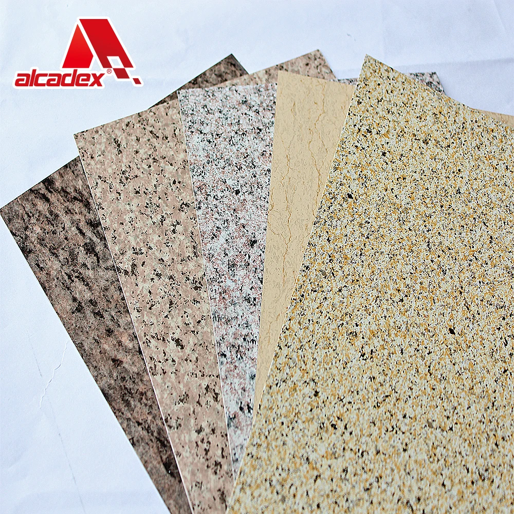 marble pattern aluminum composite panel facades panel wall cladding perforated aluminium