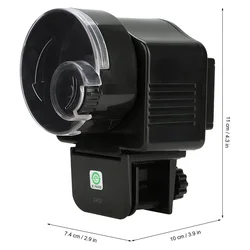 2023 Wholesale Cheap Safety Auto Fish Food Dispenser Holidays Aquarium Fish Tank Automatic Fish Feeder