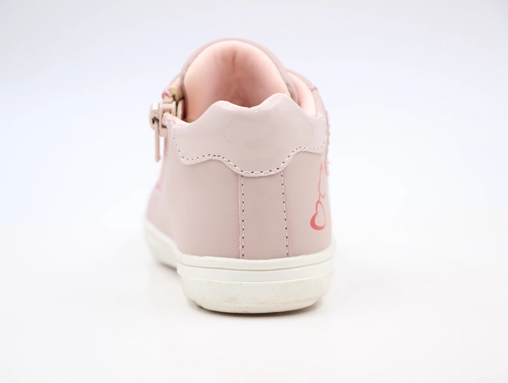 ankle style with printing on side pink color zapato shoes for girls sneaker 2021
