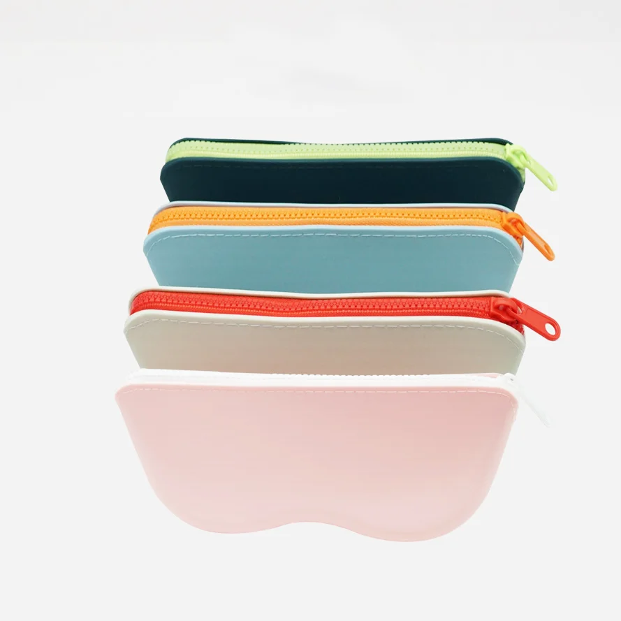 Fast Delivery Custom Logo Soft Silicone bag Dustproof Pouch Eyeglasses Sunglasses Case Glasses Case Waterproof Wholesale