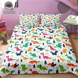 BOMCOM Factory Direct Dinosaur Series Printed Bedding 3d Children Rooms Duvet Cover