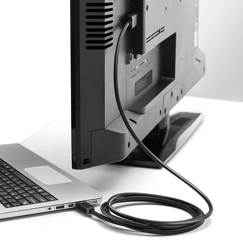  Vnew Mini DisplayPort штекер-HDMI штекер кабель позолоченный DP к 4K HDMI шнур поддержка