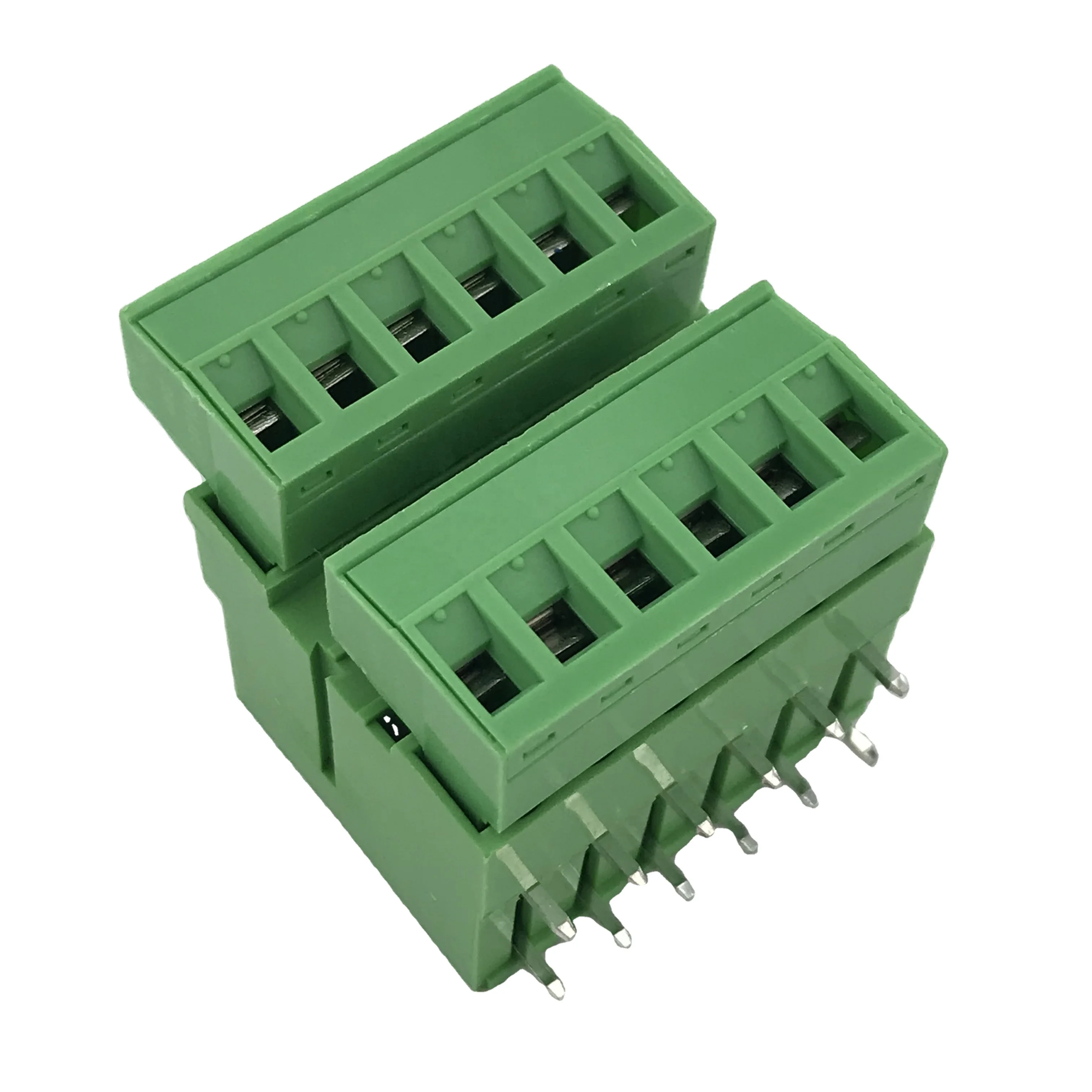 Двухрядный подключаемый клеммный блок печатной платы с шагом 5,08 мм, двухслойный прямоугольный штырь, штекер и гнездо