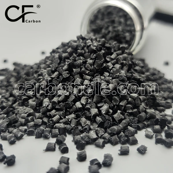 Virgin 60% Carbon Fiber Reinforced Polypropylene Recycled PP CF60 Plastic Pellets CF60-PP Raw Material Manufacturer