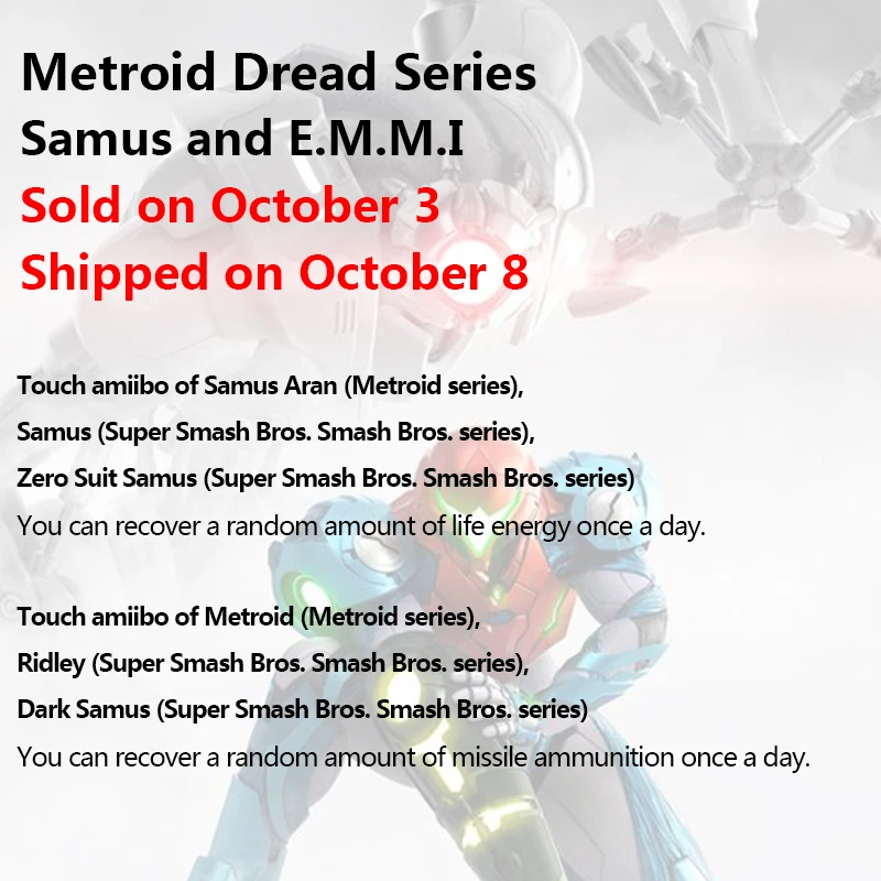 2 в 1 новая карта Metroid Dread серии Samus Aran e.m.i Amiibo для Nintendo Switch OLED Lite
