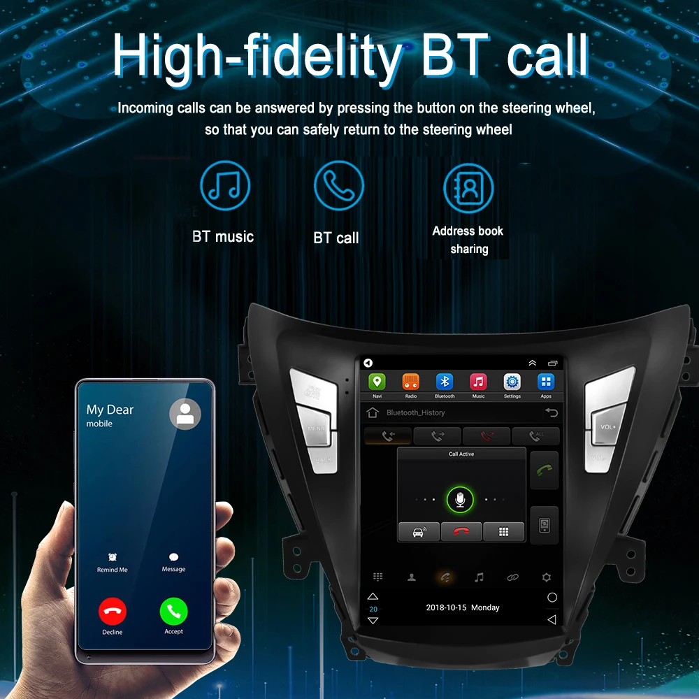 Автомагнитола Camecho 2 Din 9 7 дюйма Android 10 1 GPS-навигация Wi-Fi BT FM Автомобильный плеер для Hyundai Elantra