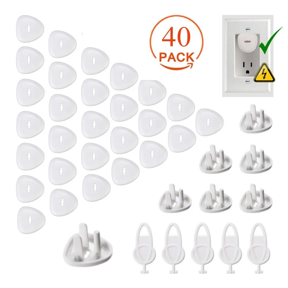 2 штырька, детская пластиковая Выдвижная розетка с пандой