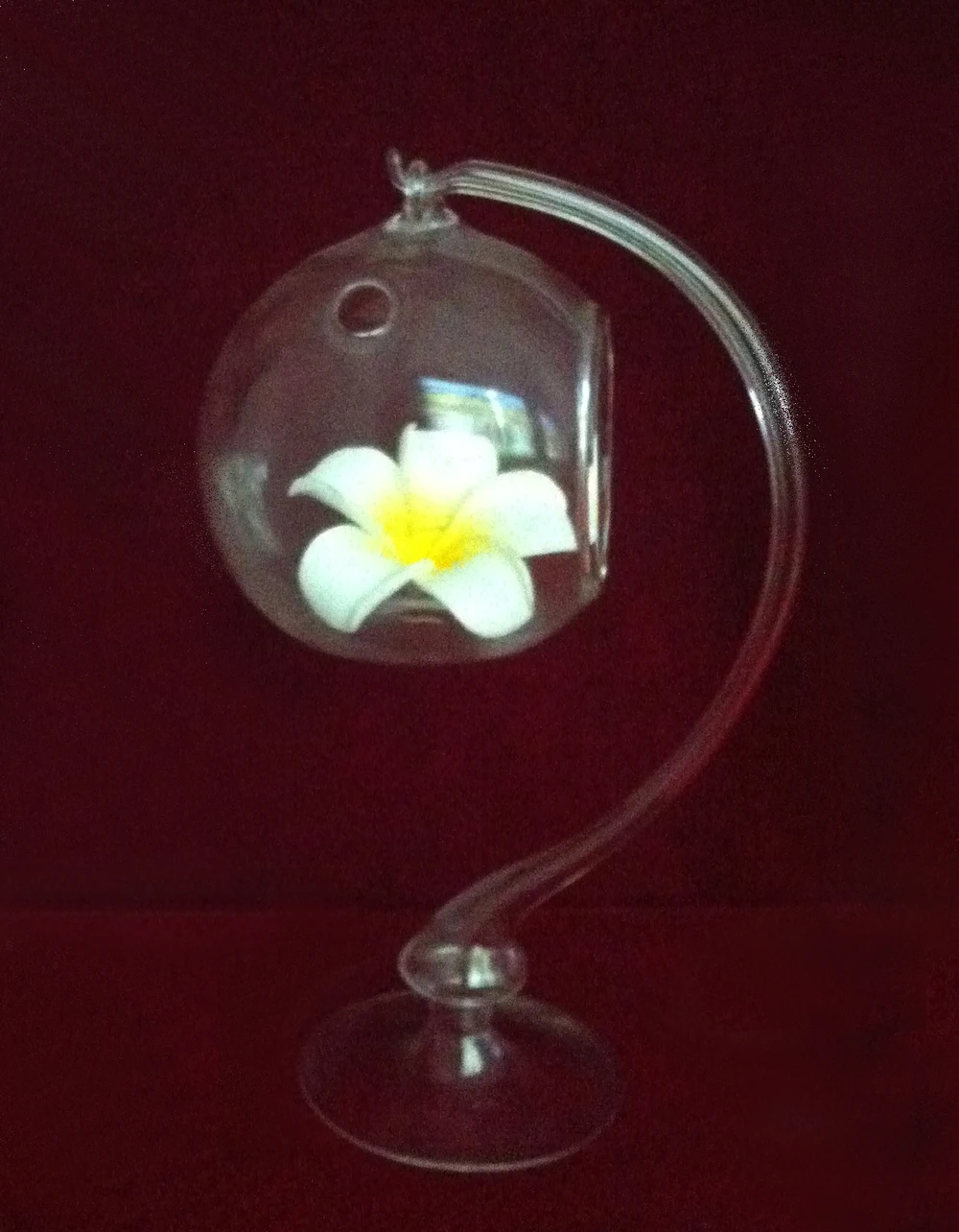 TCH 23 Wholesale new hanging glass ball candle tealight holder