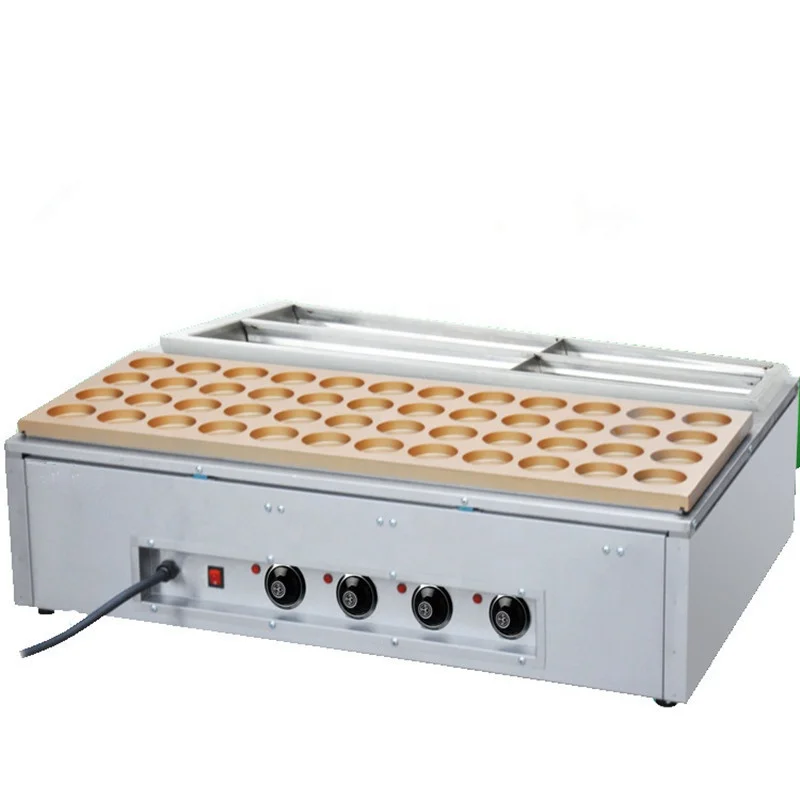 
Snack Pastry Food Machine Double Plates Poffertjes Dorayaki Maker Machine Mini Pancake red bean cake Making Machine 