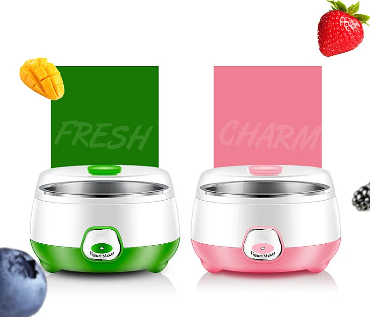 
Wholesale Yogurt Maker Electronic Automatic 1L Yogurt Maker with Stainless Steel Strainer Liner 