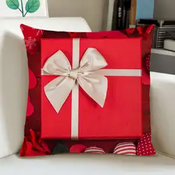 custom festival Valentines Day Gift LOVER Sweet Heart Printed throw Cushion Covers luxury cotton polyester Couch pillowcase