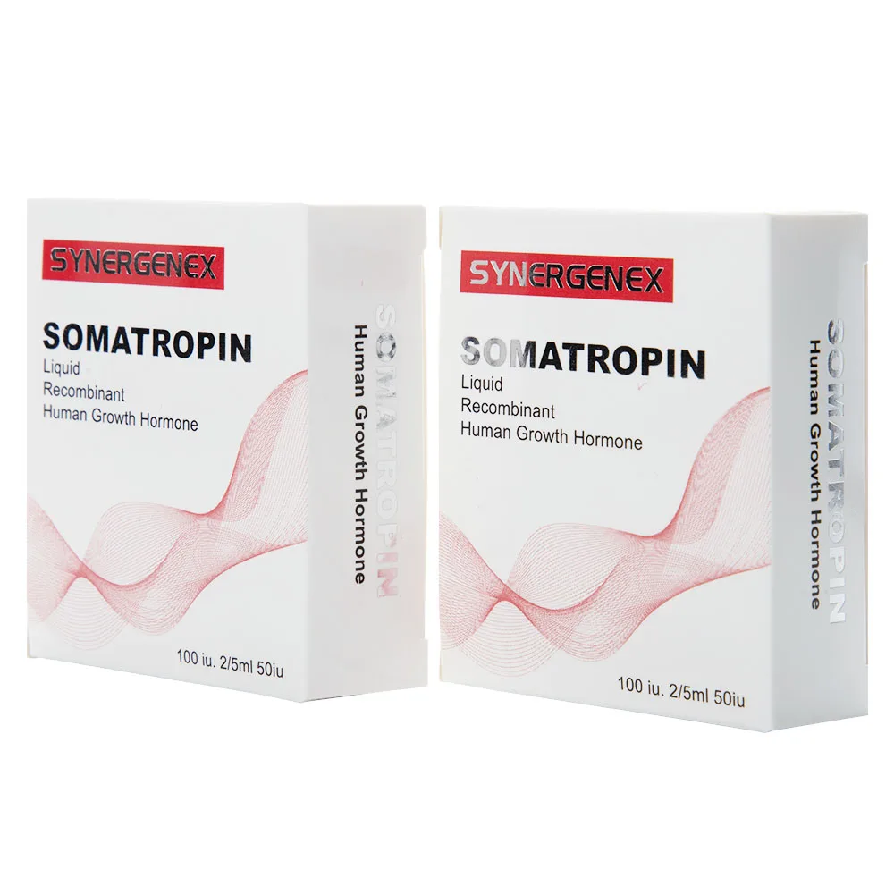 Customize Pharmaceutical Peptides bodybuilding hcg 5000iu injection vial box packaging