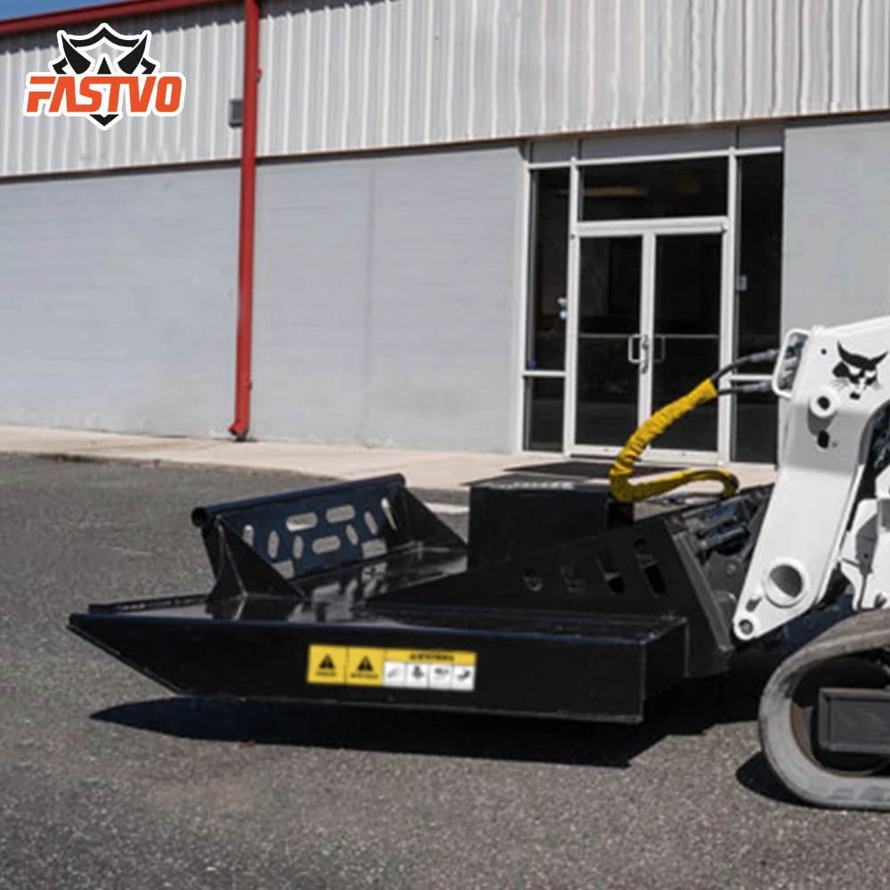 Skid Steer Front Attachments Mini Skid Steer Mulcher Brush Cutter