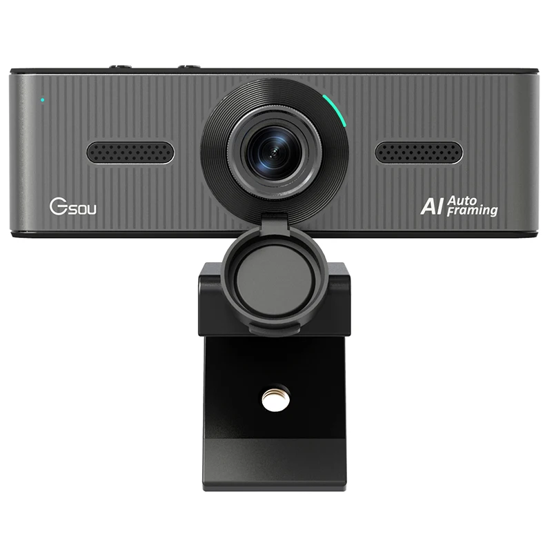 4K  EPTZ  AI auto tracking   PC Web Camera 1080P Full HD USB PC 60FPS Webcam with Microphone and Speaker
