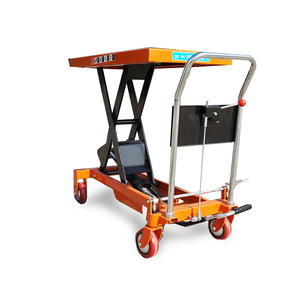 500kg element folding handle manual hydraulic small manual mini scissor lift