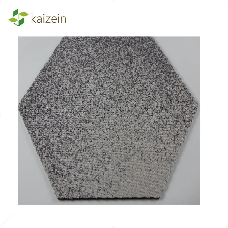 2024 latest design PP office and hotel material hexagonal carpet