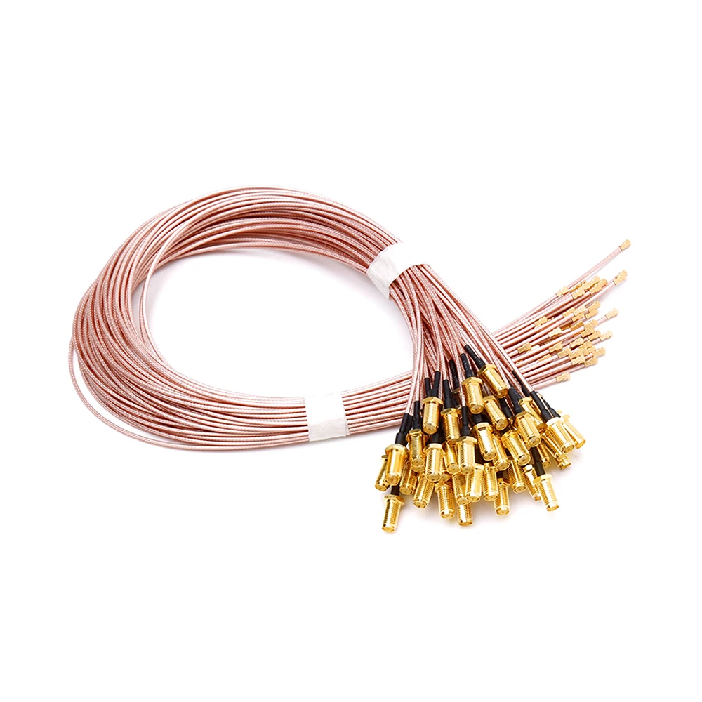 Factory Hot Sale Ipex 178 To Sma Female Inner Hole Sma To Ipex Adapter Wire Wifi / Gsm / 3g / Gps / 4g Antenna Connecting Wire