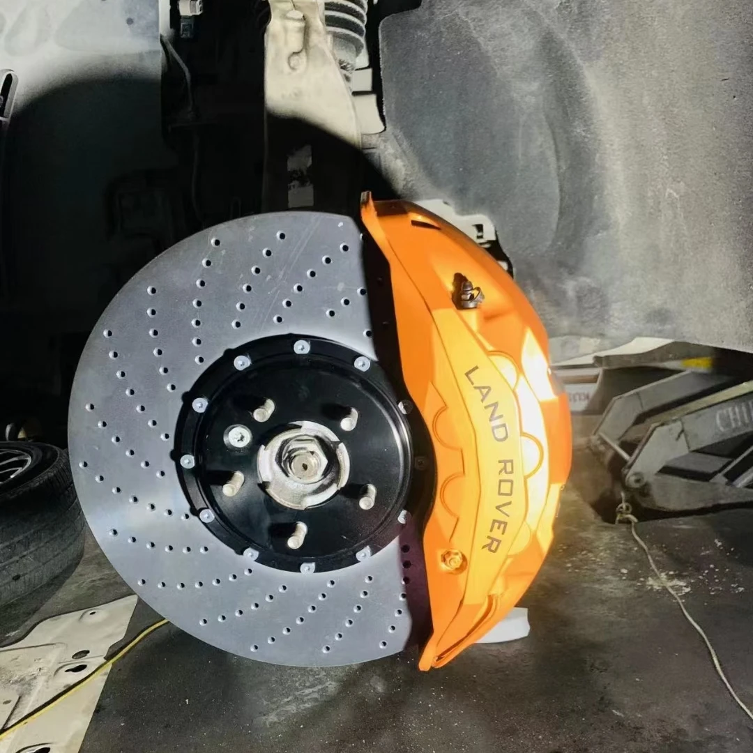 Jekit Big 10 Pots Brake Caliper 420x40mm Drilled Disc Kit For Range Rover Front