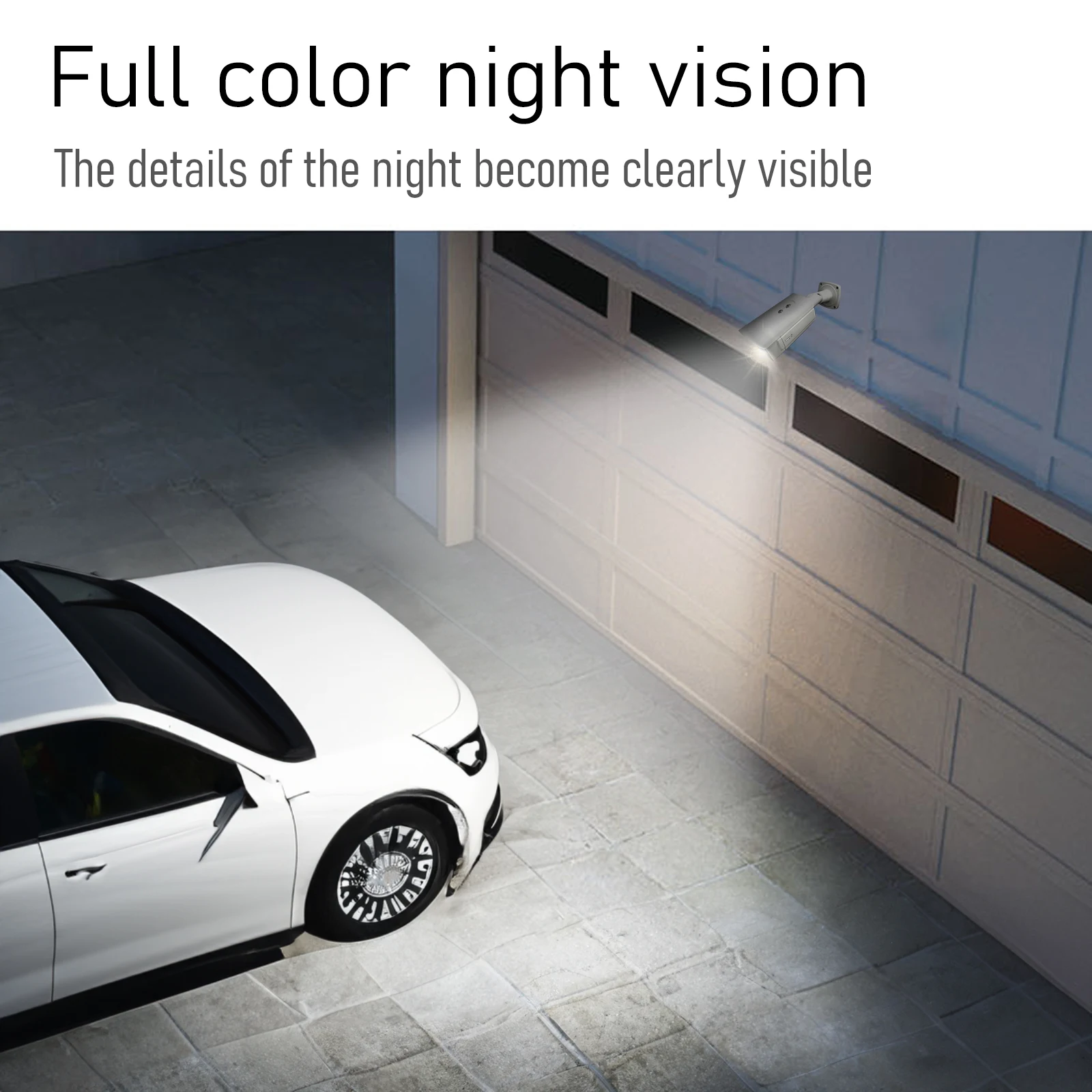 JideTech 4K 8MP 20fps HD камера наблюдения с обнаружением зоны наружная камера безопасности