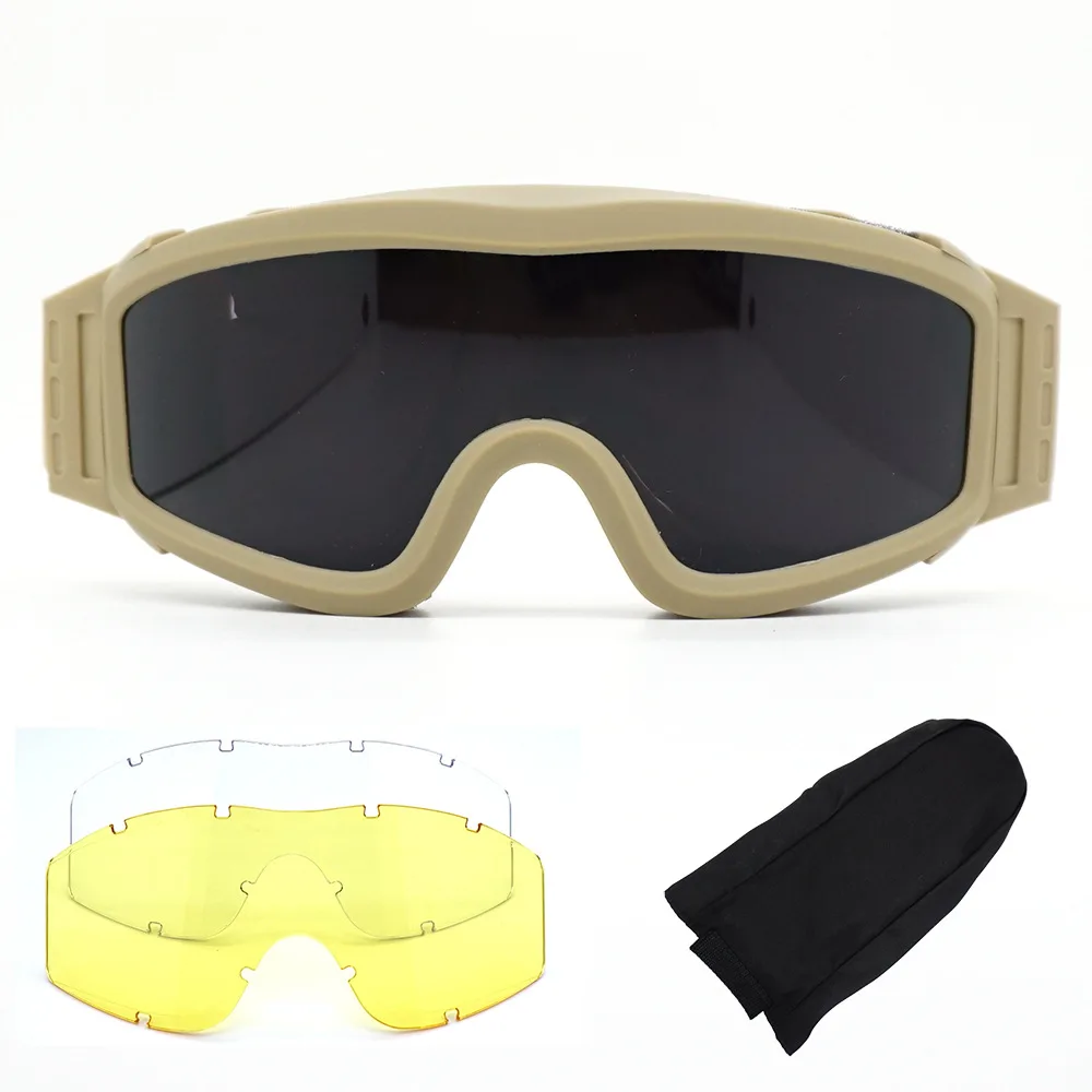 Outdoor Sport Protective Eyewear Shooting Gaming Sports Hiking Ski Riding Visors Glasses Motocross Goggles