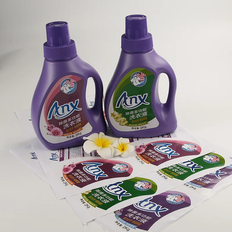 Daily Chemical Toiletries Baby Shower Gel Shampoo Pearl Film Synthetic Paper Roll Self-adhesive Label