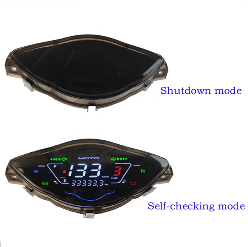 WAVE100R Motorcycle Speedometer WAVE Digital Panel