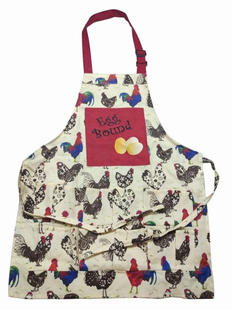 Custom Egg Apron for Fresh Eggs Collecting Apron with Deep Pockets for adult and kids Egg Baskets Holder half canvas Apron