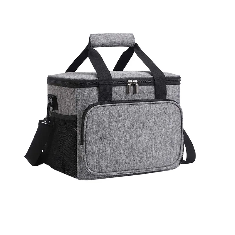 Portable large bottle custom logo soft insulated cooler bag wholesale large cooler lunch bag for outdoor
