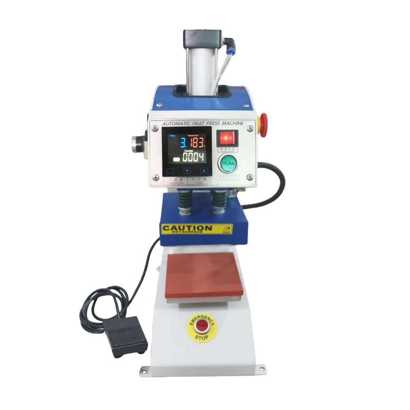 Factory customized various sizes of pneumatic ironing machine hot press automatic heat transfer equipment
