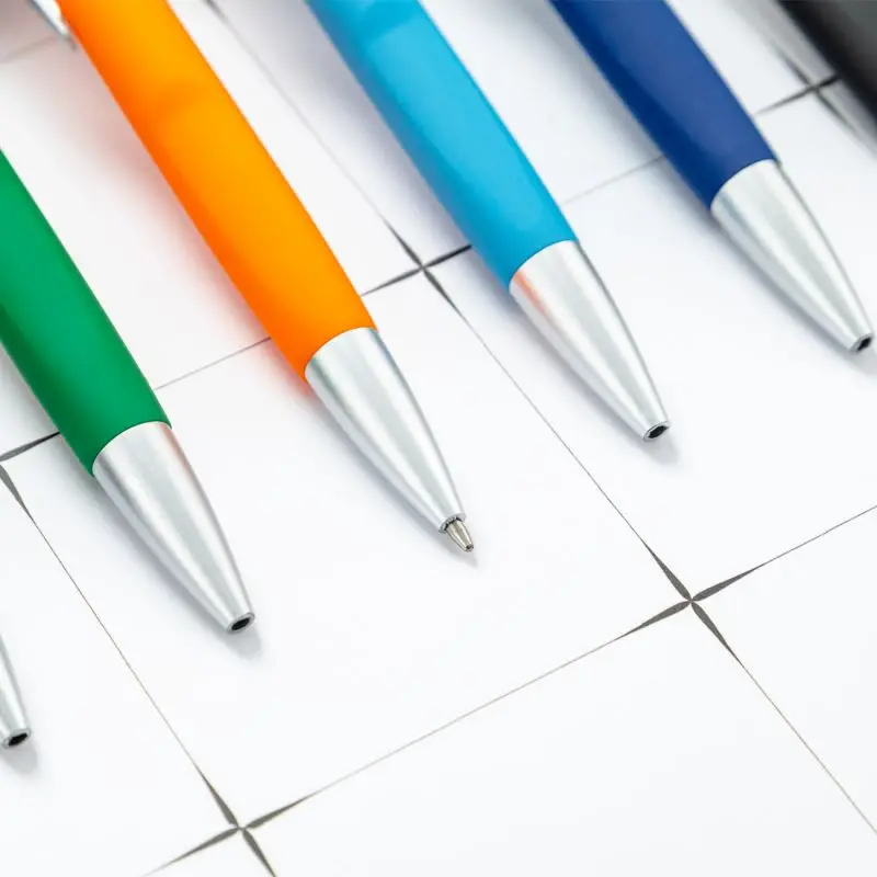 TL730 Wholesale Customizable Logo Advertise Business Plastic Pen Ballpen Printed Brand Promotion Gift Custom Hotel Ballpoint Pen