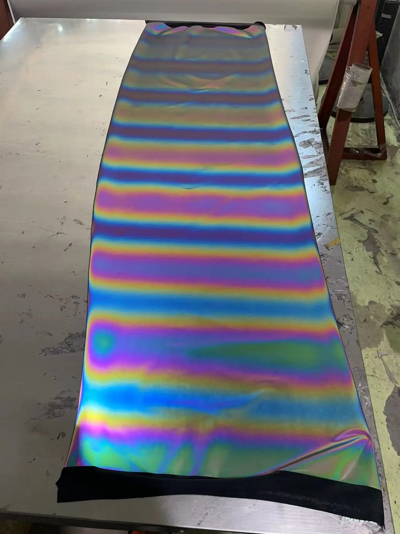 rainbow elastic fabric