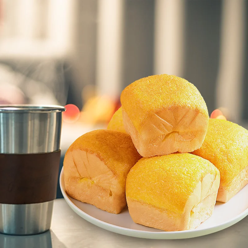 Wholesale Hot Sale Breakfast Meal Replacement Breads Cake Leisure Snacks Health Food Cheesy Coconut Bread