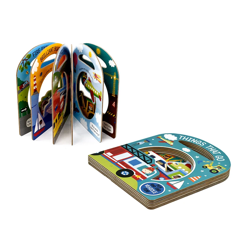 High quality eco-friendly custom printed children cardboard board book printing