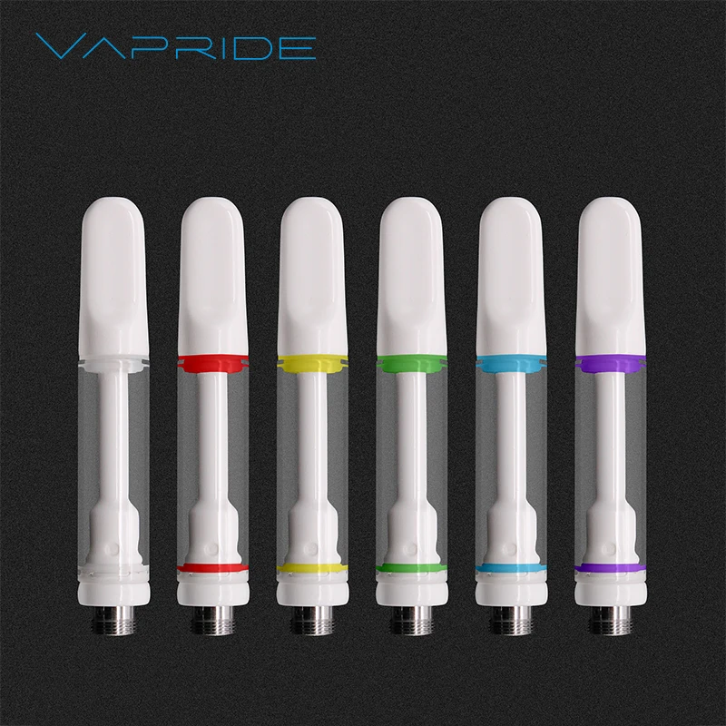 Новый бренд, полностью керамический картридж для вейпа, пустой 1,0 мл, ваприд VC04, вейп-картридж с винтовым мундштуком