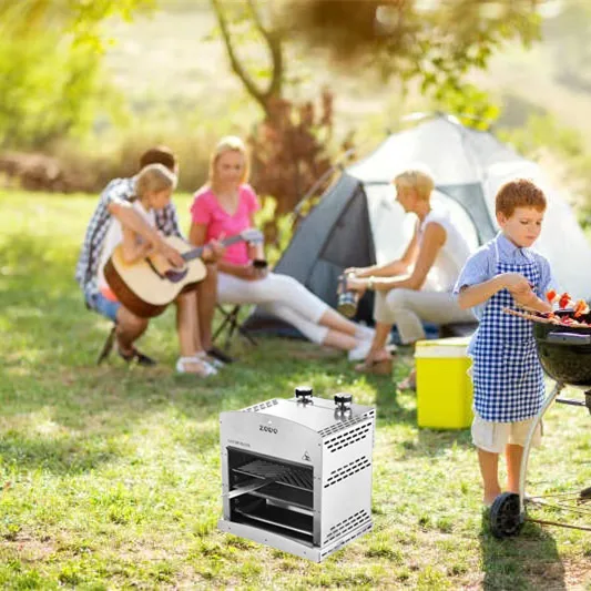 
27000BTU 7.8KW SS304 Exceed 800 Degree Celsius Gas LPG Camp Outdoor Oven With CE 